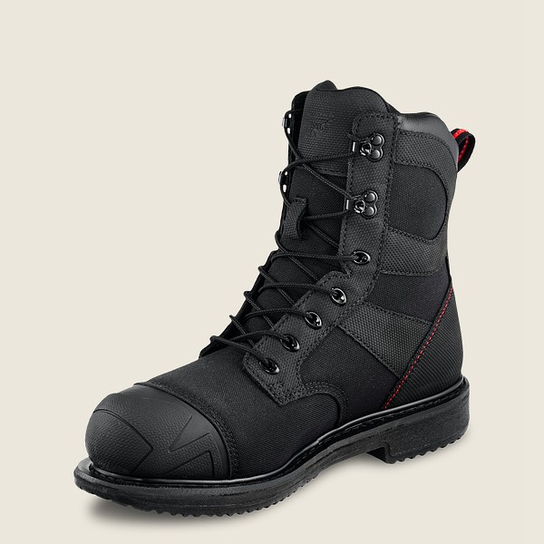 Red Wing Safety Bot Erkek - Maxbond - 8-Inch Waterproof Toe - Siyah - 95JLNYFXW